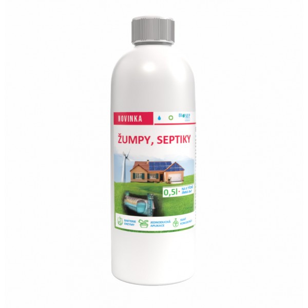 Bakterie do žump a septiků BioSep Liquid 500ml