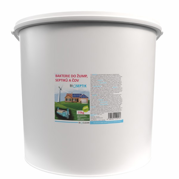 Bakterie do žump, septiků a ČOV - Bioseptik 15kg