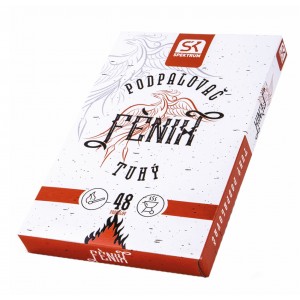 Tuhý podpalovač Fénix 48 podpalů Tuhý podpalovač Fénix 48 podpalů